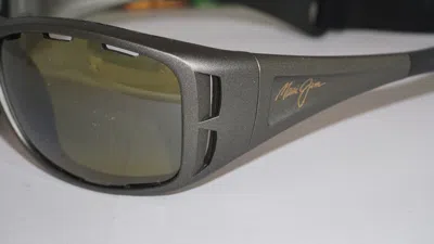Pre-owned Maui Jim Sunglasses Waterman Pc-bg Green Green Polar Mj410-11b 63 17 125 In Green Mirror Polarized