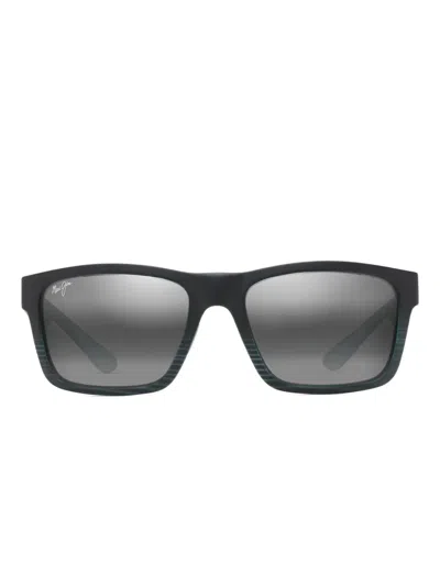 MAUI JIM THE FLATS RECTANGLE-FRAME SUNGLASSES