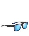 MAUI JIM THE FLATS RECTANGULAR SUNGLASSES, 57MM
