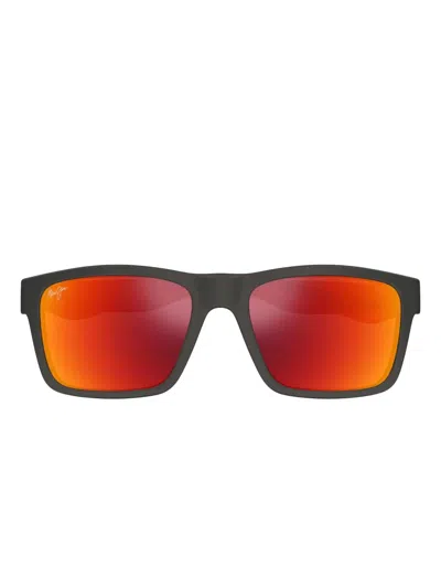 Maui Jim The Flats Square Sunglasses In Black