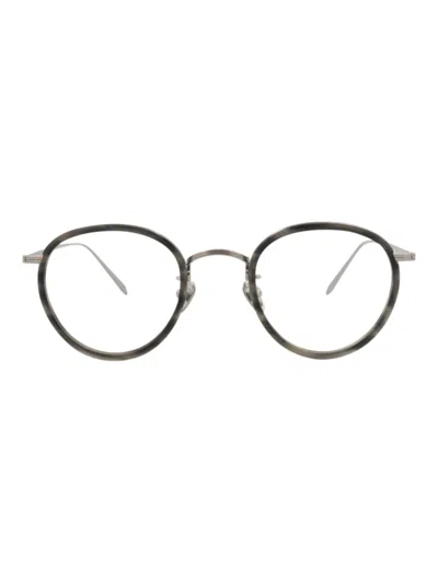Maui Jim Titanium Round/oval Unisex Optical Eyeglasses In Metallic