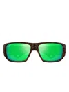 Maui Jim Tortoiseshell Sunglasses In Green