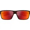 Maui Jim Uila 62mm Polarizedplus2® Oversize Rectangular Sunglasses