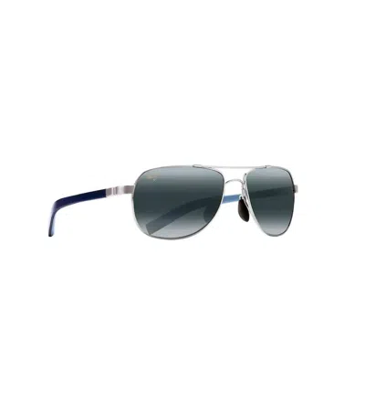 Maui Jim Unisex - Guardrails Sunglasses In Silver/neutral Grey In Multi