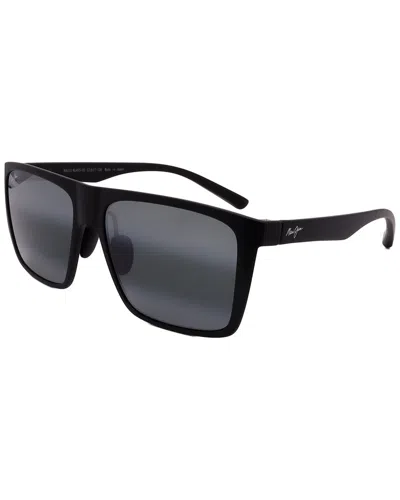 Maui Jim Unisex 455-02-57-17-138 Sunglasses In Black