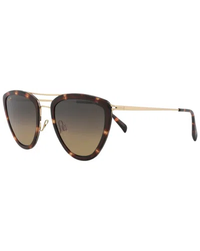 Maui Jim Unisex 53mm Polarized Sunglasses In Brown