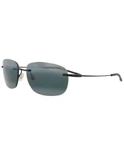 Maui Jim Unisex 55mm Polarized Sunglasses In Transparent