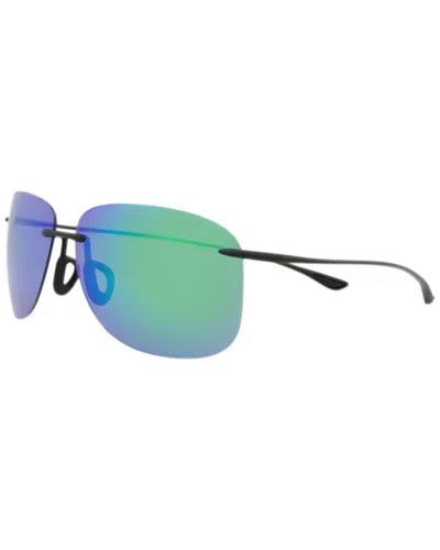 Maui Jim Unisex 62mm Polarized Sunglasses In Black