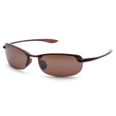 Maui Jim Unisex 64mm Tortoise Sunglasses In Gray