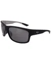 Maui Jim Unisex 815 63mm Polarized Sunglasses In Black