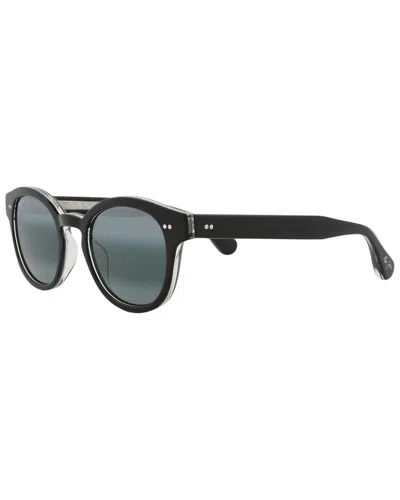 Maui Jim Unisex 84102k 49mm Polarized Sunglasses In Black