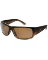 Maui Jim Unisex H266 64mm Polarized Sunglasses In Brown