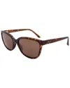Maui Jim Unisex Hs723 57mm Polarized Sunglasses In Brown