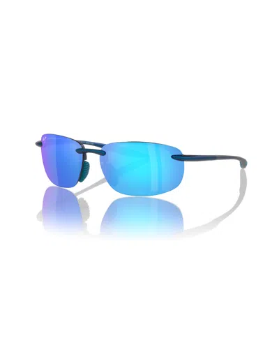 Maui Jim Unisex Hookipa Ultra Polarized Sunglasses, Mj000794 In Blue Matte