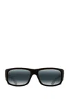 Maui Jim Unisex's Jim World Cup Sunglasses In Matte Black/neutral Grey In Black
