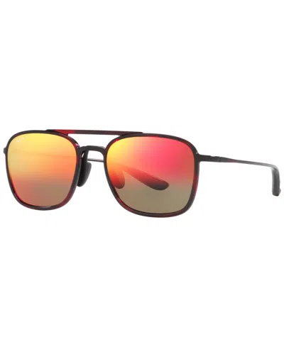 Maui Jim Unisex Keokea 55 Sunglasses, Mj00068355-z In Tortoise Red