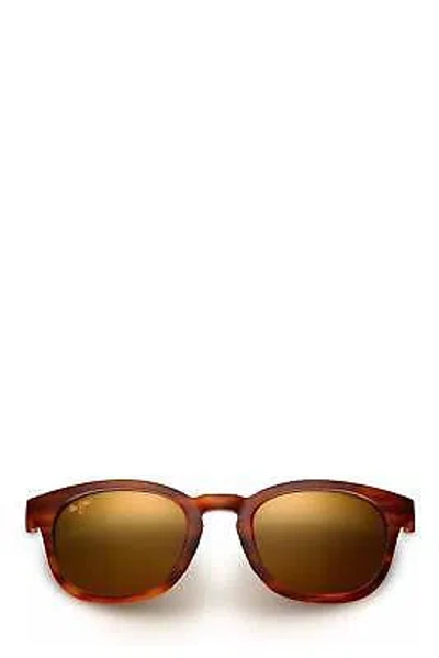 Pre-owned Maui Jim Unisex Koko Head Sunglasses In Matte Tortoise/hcl Bronze - Size One In Brown