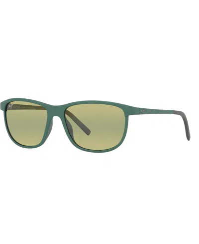 Maui Jim Unisex Lele Kawa Polarized Sunglasses, Mj000608 In Green