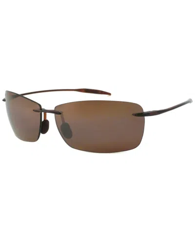 Maui Jim Unisex Lighthouse Polarized Sunglasses In Brown