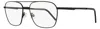 Maui Jim Unisex Pilot Eyeglasses Mjo2143 02 Black 55mm In Multi