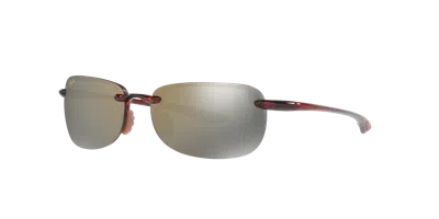 Maui Jim Unisex Sunglass Sandy Beach In Hclu+00ad Bronze Mirror Polarized