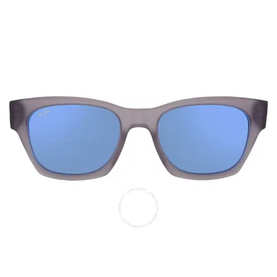 Maui Jim Valley Isle Blue Hawaii Square Unisex Sunglasses B780-14 54