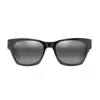 Maui Jim Valley Isle Gradient Polarizedplus2® Square Sunglasses In Nero
