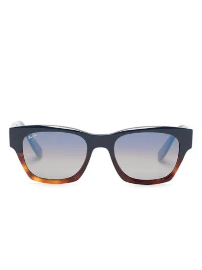 Maui Jim Valley Isle Square-frame Sunglasses In Crl