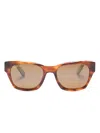 Maui Jim Valley Isle Square-frame Sunglasses In Brown