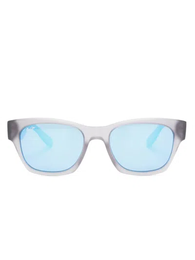 Maui Jim Valley Isle Square-frame Sunglasses In Grey