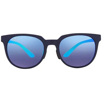 Maui Jim Wailua Blue Hawaii Phantos Unisex Sunglasses B454-03 49 In Metallic