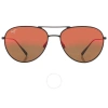 Maui Jim 17 Hawaii Lava Waiwai Shiny Light Ruthenium Acetate Sunglasses In Black