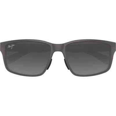 Maui Jim Walewaha 55mm Polarizedplus2® Rectangular Sunglasses