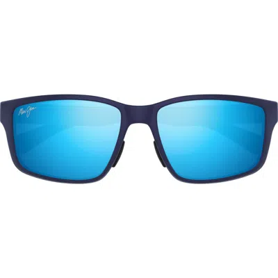 Maui Jim Walewaha 55mm Polarizedplus2® Rectangular Sunglasses