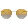 Maui Jim Waterfront Polarized Classic Sunglasses In Goldgold/ Bronze Silver Mirror In Multi