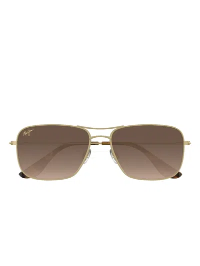 Maui Jim Wiki Wiki Square-frame Sunglasses In Neutral