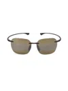 Maui Jim Women's 50mm Logo Rimless Sunglasses In Brown