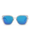 Maui Jim Voilet Lake Mj843 Sunglasses Woman Sunglasses Grey Size 53 Titanium