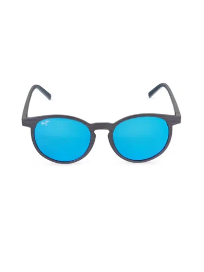 Maui Jim Women's 53mm Oval Sunglasses In Blue