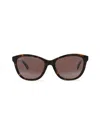 Maui Jim Cat Eye-frame Acetate Sunglasses Woman Sunglasses Multicolored Size 54 Acetate In Brown
