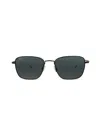 Maui Jim Square-frame Titanium Sunglasses In Black