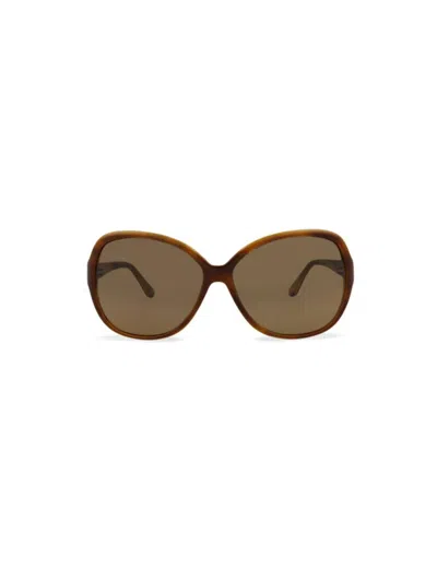 Maui Jim Women's 60mm Butterfly Sunglasses In Tortoise