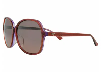 Pre-owned Maui Jim Women's  Round Sunglasses/09b) In Pink/rose (rs795n