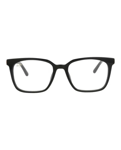 Pre-owned Maui Jim Women's  Squareframe Acetate And Stainless Stee Shirtl Optical Frames In Black Rose Gold Tra