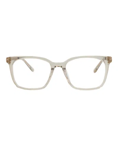 Pre-owned Maui Jim Women's  Squareframe Acetate And Stainless Stee Shirtl Optical Frames In Champagne Gold Tran