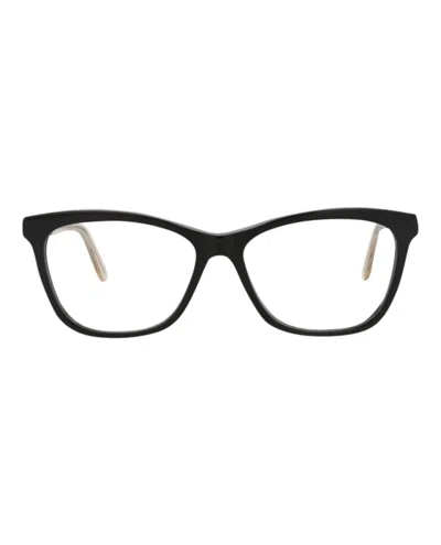 Pre-owned Maui Jim Women's  Squareframe Acetate Optical Frames In Black Clear Transparent (mjo2122/02)