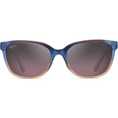 Pre-owned Maui Jim Women's Polarized Cat Eye Sunglasses, Small In Multicolor