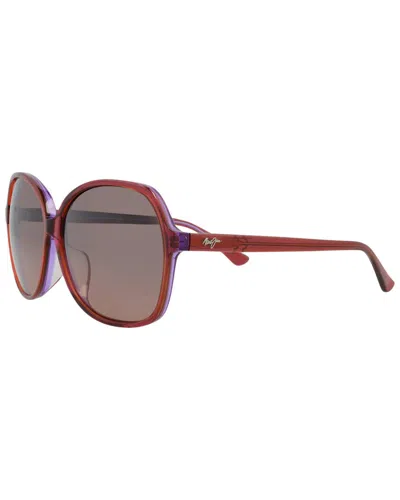 Maui Jim Women's Rs795n09b 59mm Polarized Sunglasses In Brown