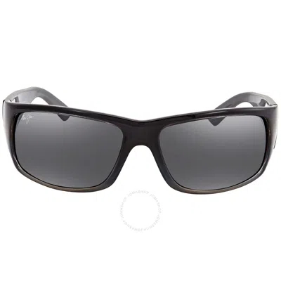 Maui Jim World Cup Neutral Grey Wrap Unisex Sunglasses 266-03f 64 In Black