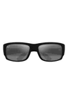 Maui Jim World Cup Rectangular-frame Sunglasses In Black